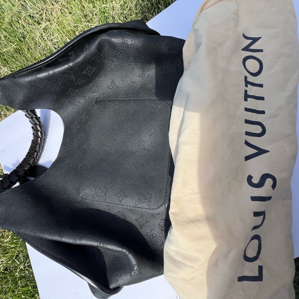 Louis Vuitton Black Hobo Bag